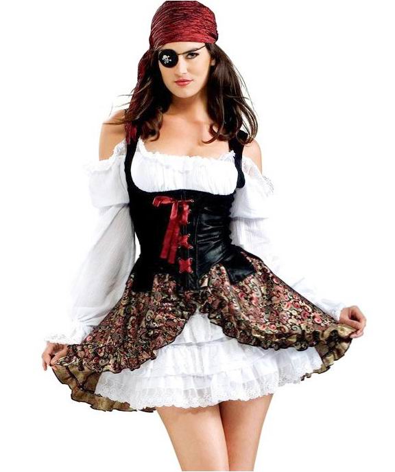 F1475 Ladies Costume Buccaneer Babe